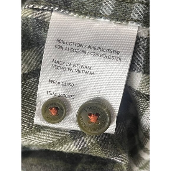 Weatherproof Vintage Mens Flannel Shirt (US, XXL, Green), New - Picture 13 of 16